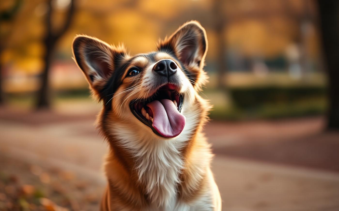 Cane esultante per il livello raggiunto